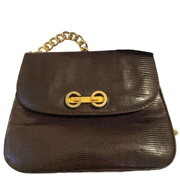 Gucci crocodile leather shoulder bag - Picture 6 of 16